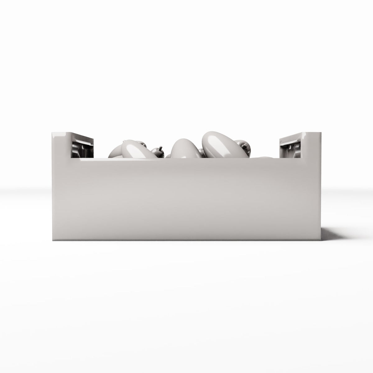 Diorama model-building product photo 2: Diorama Storage: Stackable Market Crate with Handholds (Ref. 803D)