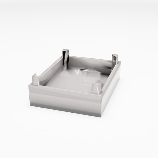 Diorama model-building product photo 0: Diorama Storage: Open Market Crate with Corner Posts (Ref. 805D)