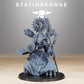 Product photo Tabletop 28mm The Printing Goes Ever On (TPGEO) 0: Scavengers Cultist Leader & The Seer