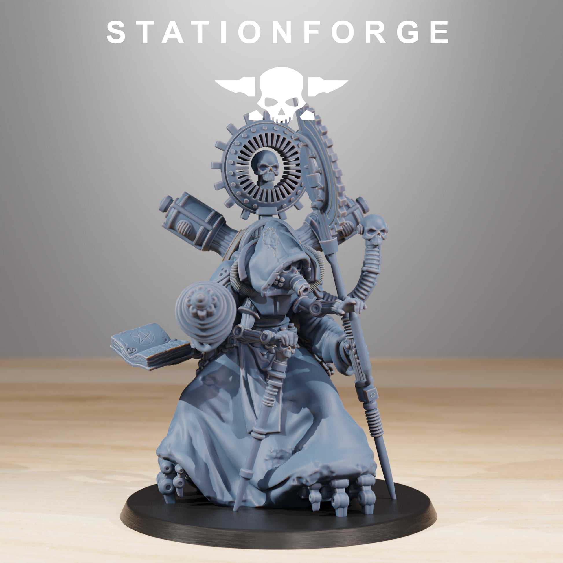 Product photo Tabletop 28mm The Printing Goes Ever On (TPGEO) 0: Scavengers Cultist Leader & The Seer