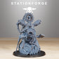 Product photo Tabletop 28mm The Printing Goes Ever On (TPGEO) 0: Scavengers Cultist Leader & The Seer