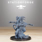 Product photo Tabletop 28mm The Printing Goes Ever On (TPGEO) 0: Scavengers Cultist Leader & The Seer