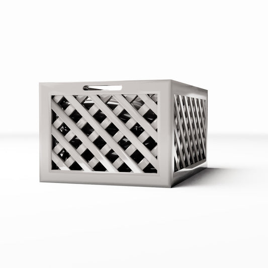 Diorama model-building product photo 0: Diorama Storage: Stackable Mesh Crate for Market Goods (Ref. 810D)