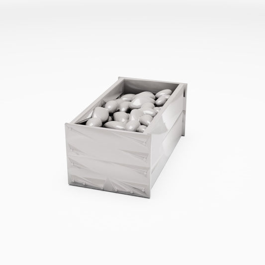 Diorama model-building product photo 0: Market Diorama: Open Fruit Crate with Produce (Ref. 815D)
