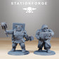 Product photo Tabletop 28mm The Printing Goes Ever On (TPGEO) 0: GrimGuard Mutants