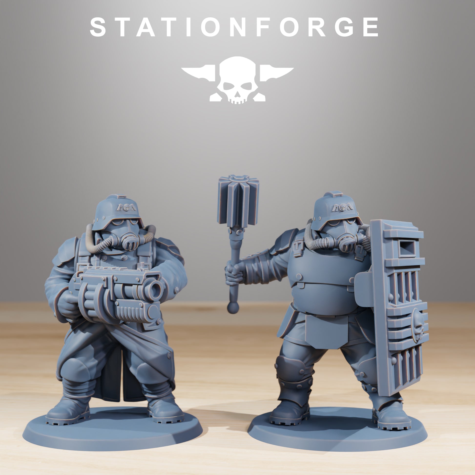 Product photo Tabletop 28mm The Printing Goes Ever On (TPGEO) 0: GrimGuard Mutants