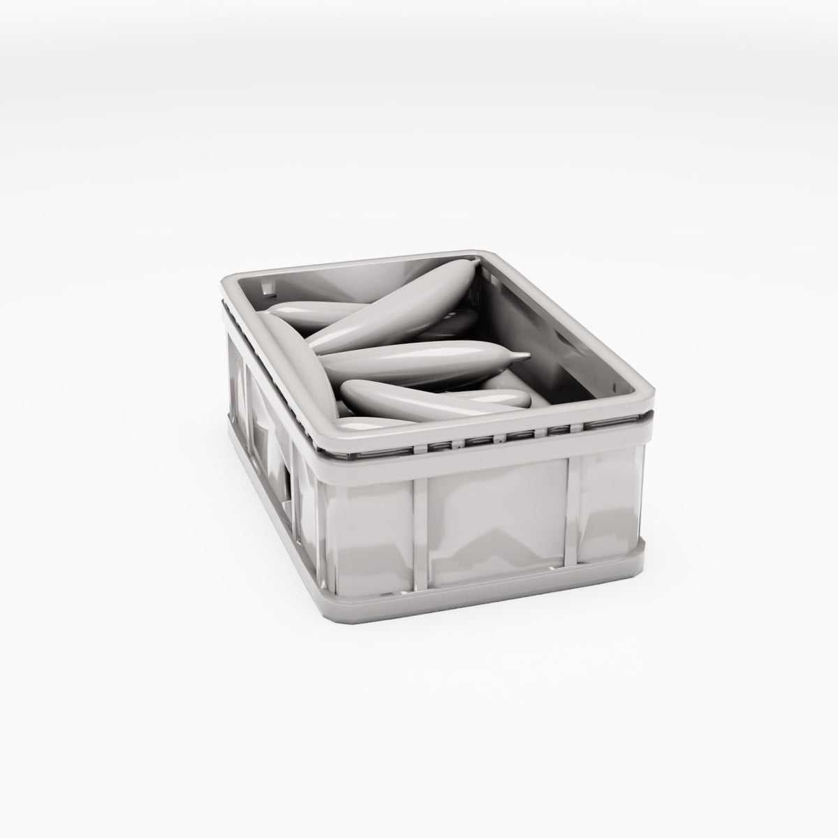 Diorama model-building product photo 3: Diorama Market: Crate of Market Vegetables (Ref. 819D)