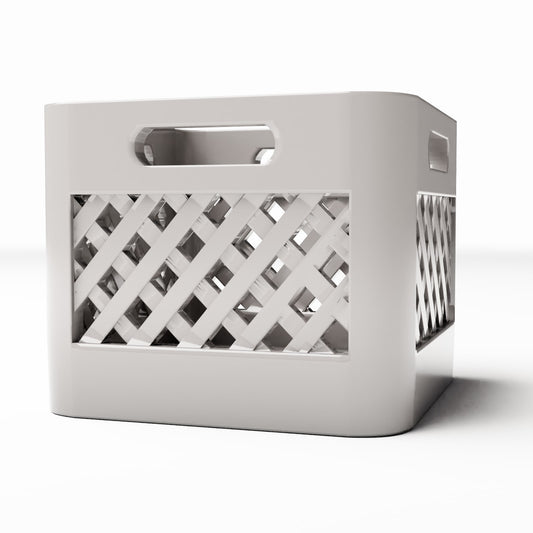 Diorama model-building product photo 0: Diorama Storage: Stackable Market Crate with Handles (Ref. 820D)