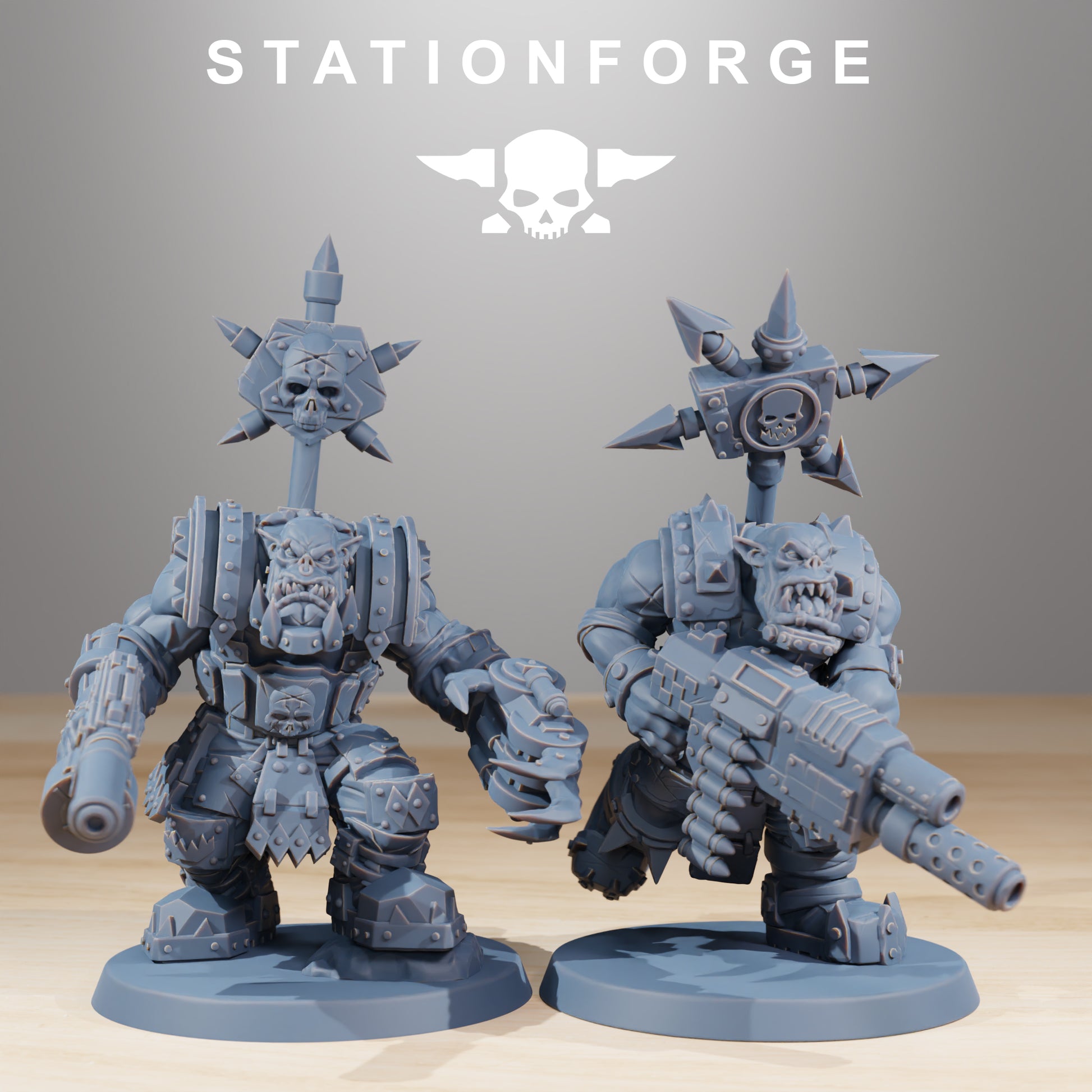 Product photo Tabletop 28mm The Printing Goes Ever On (TPGEO) 0: Orkaz SullKrushers
