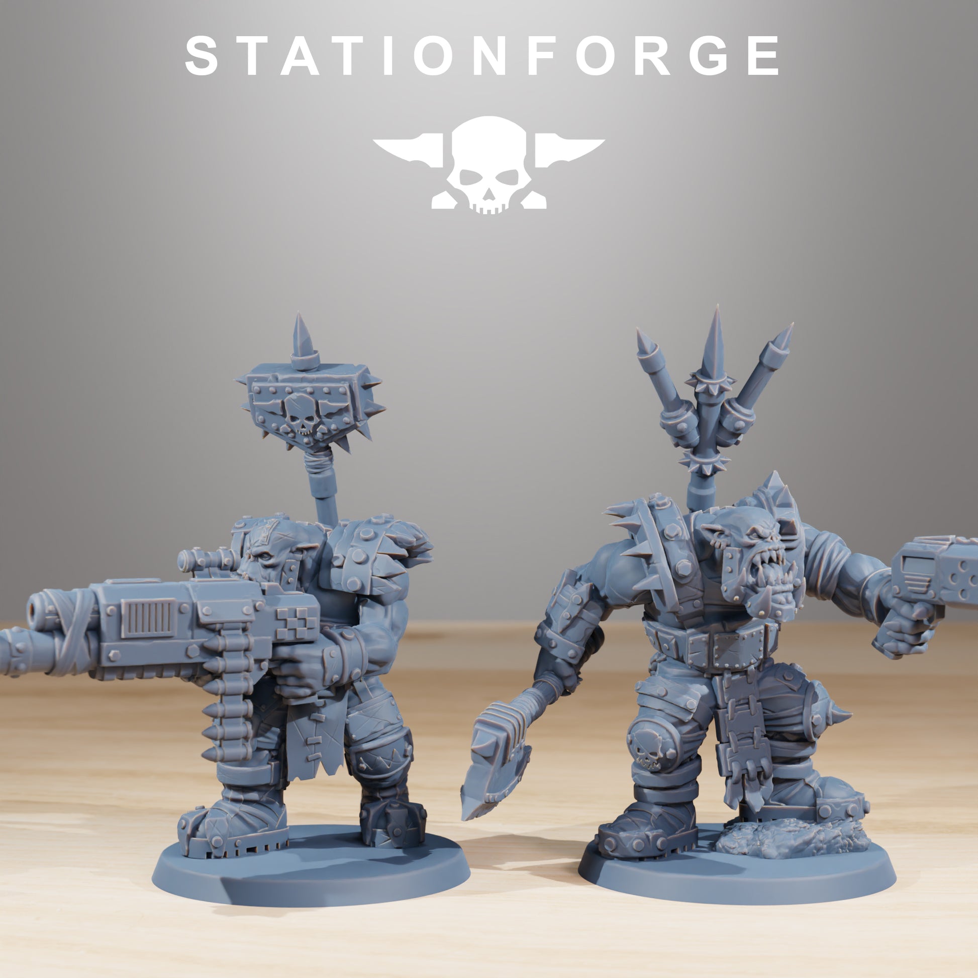 Product photo Tabletop 28mm The Printing Goes Ever On (TPGEO) 0: Orkaz SullKrushers