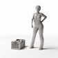 Diorama model-building product photo 1: Market Diorama: Store Display Cabinet with Product Compartments (Ref. 824D)