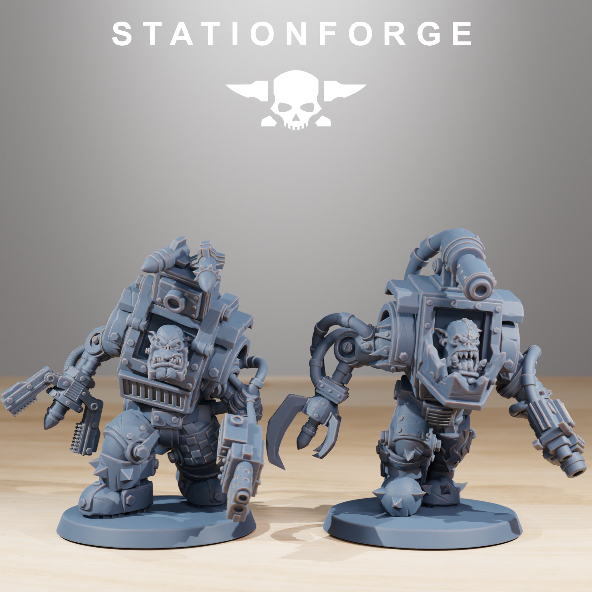 Product photo Tabletop 28mm The Printing Goes Ever On (TPGEO) 0: Orkaz Steelbrutes