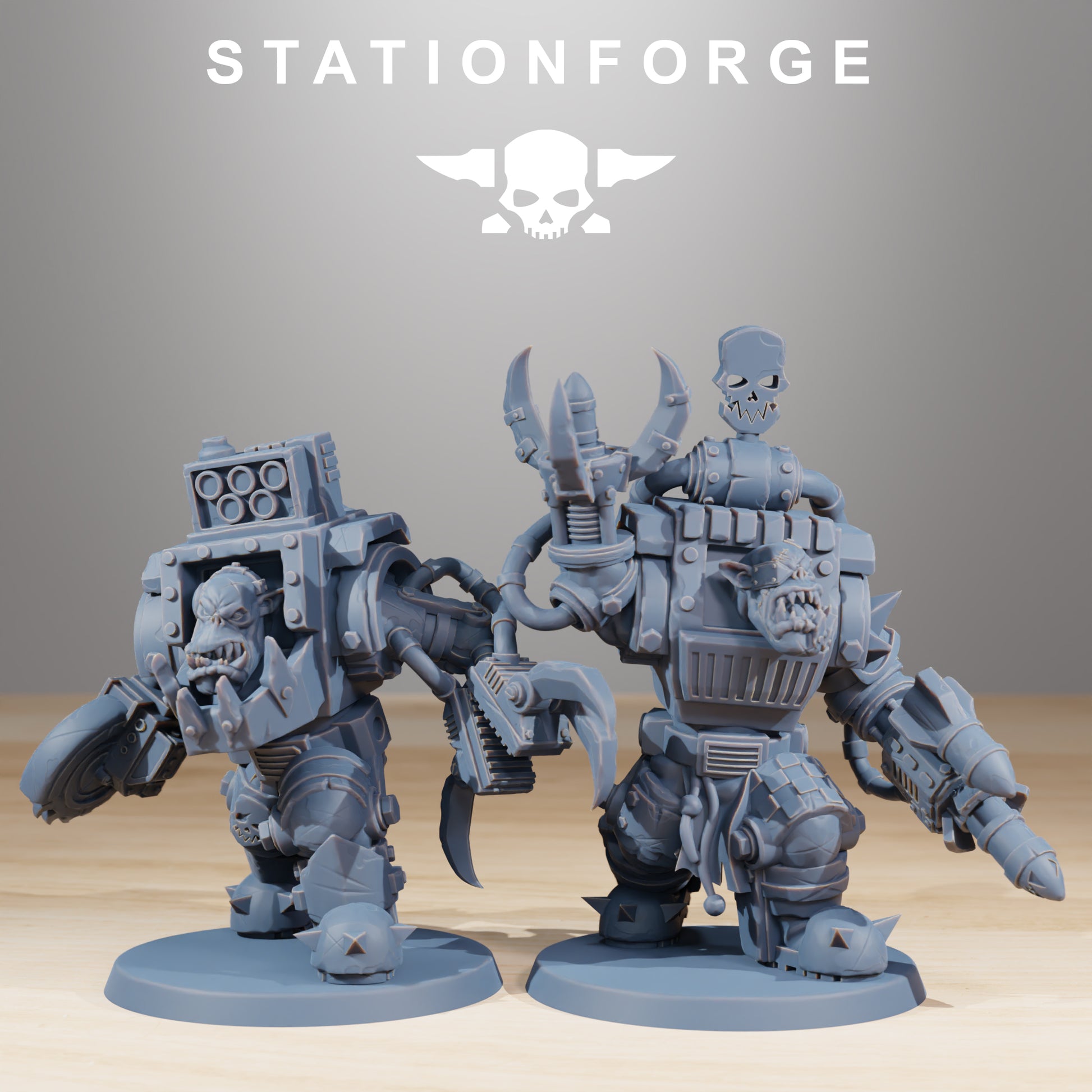 Product photo Tabletop 28mm The Printing Goes Ever On (TPGEO) 0: Orkaz Steelbrutes