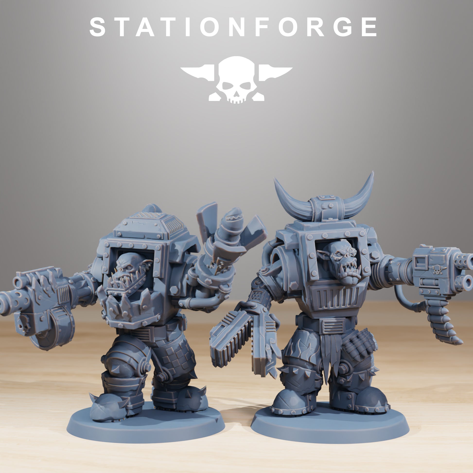 Product photo Tabletop 28mm The Printing Goes Ever On (TPGEO) 0: Orkaz Steelbrutes