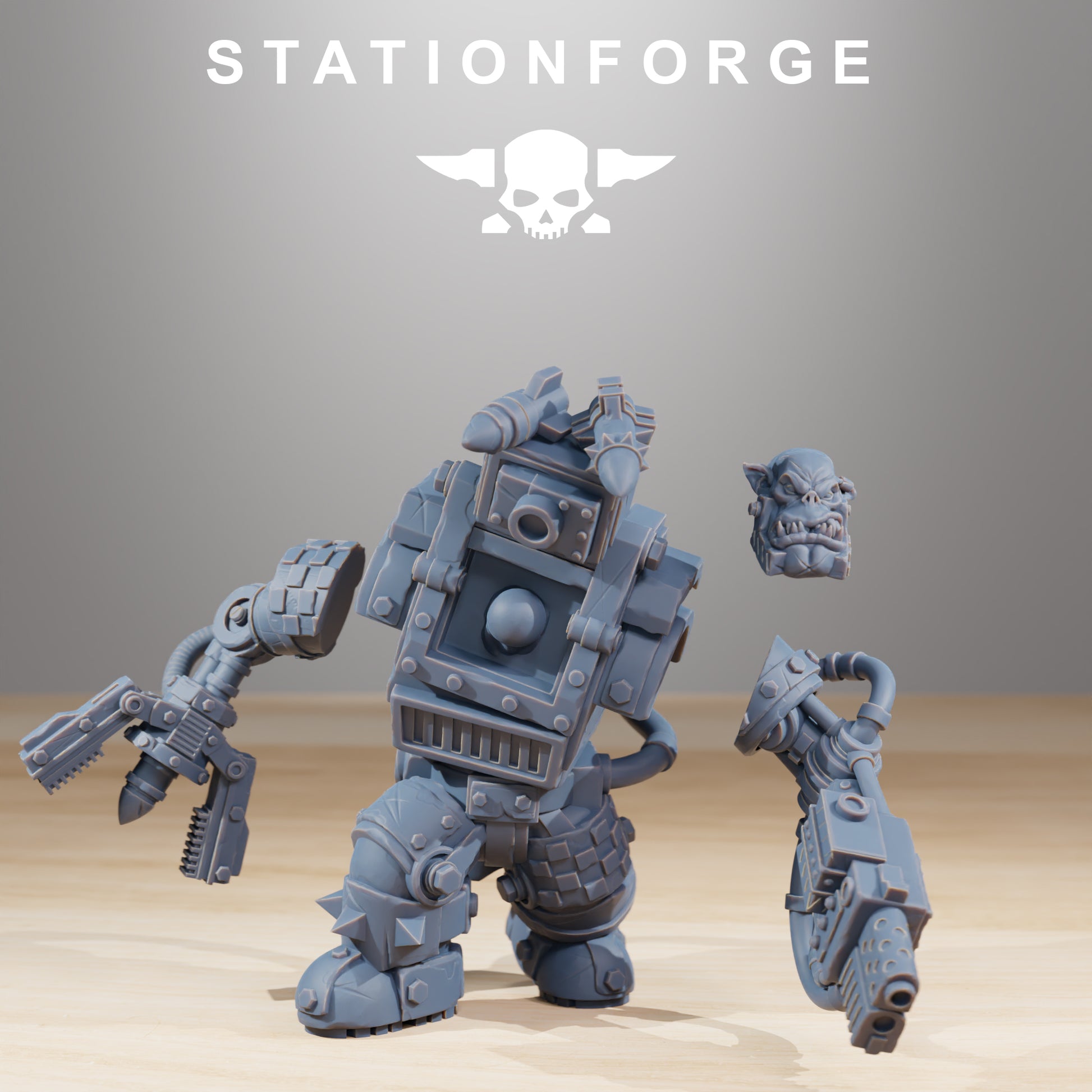 Product photo Tabletop 28mm The Printing Goes Ever On (TPGEO) 0: Orkaz Steelbrutes