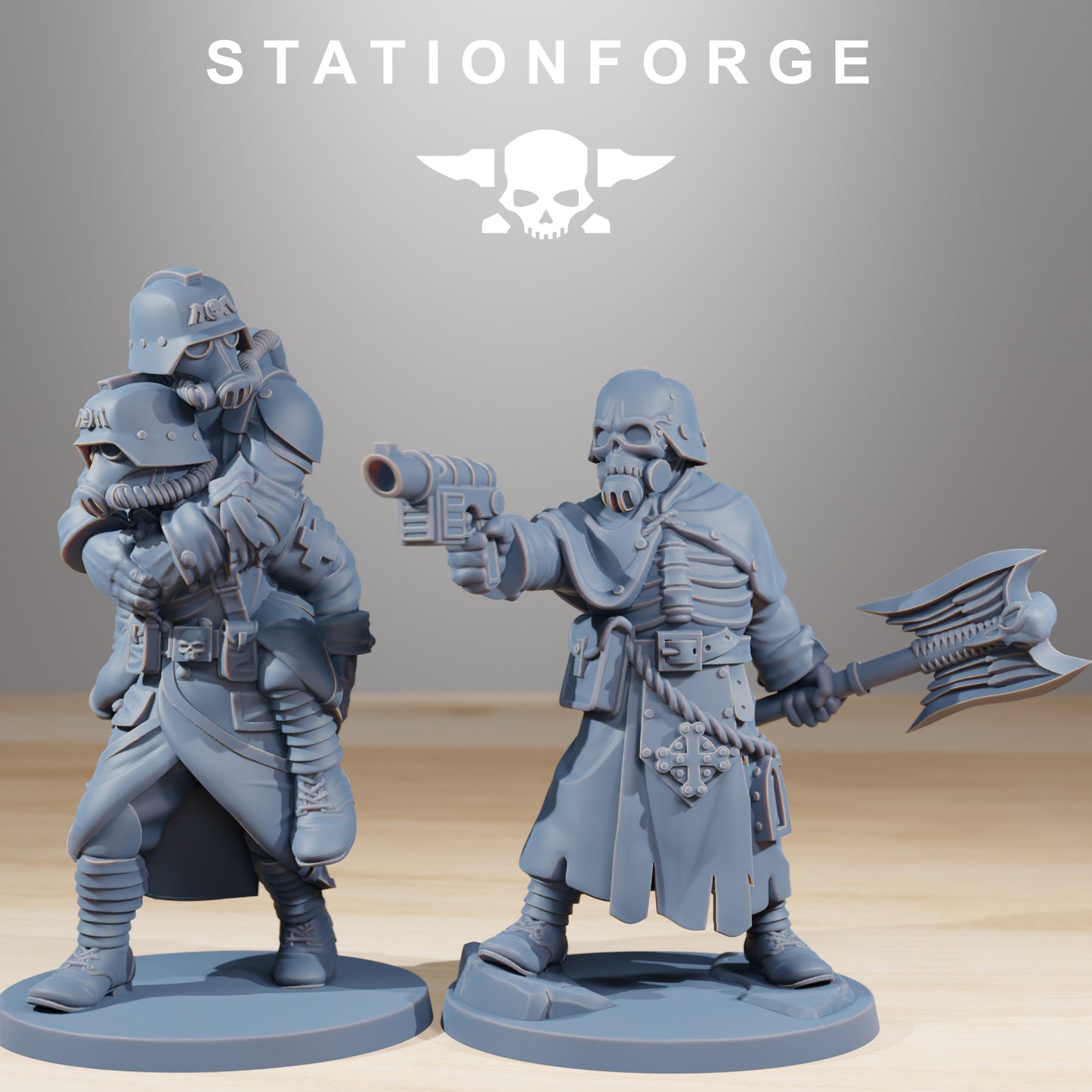 Product photo Tabletop 28mm The Printing Goes Ever On (TPGEO) 0: GrimGuard Casualties