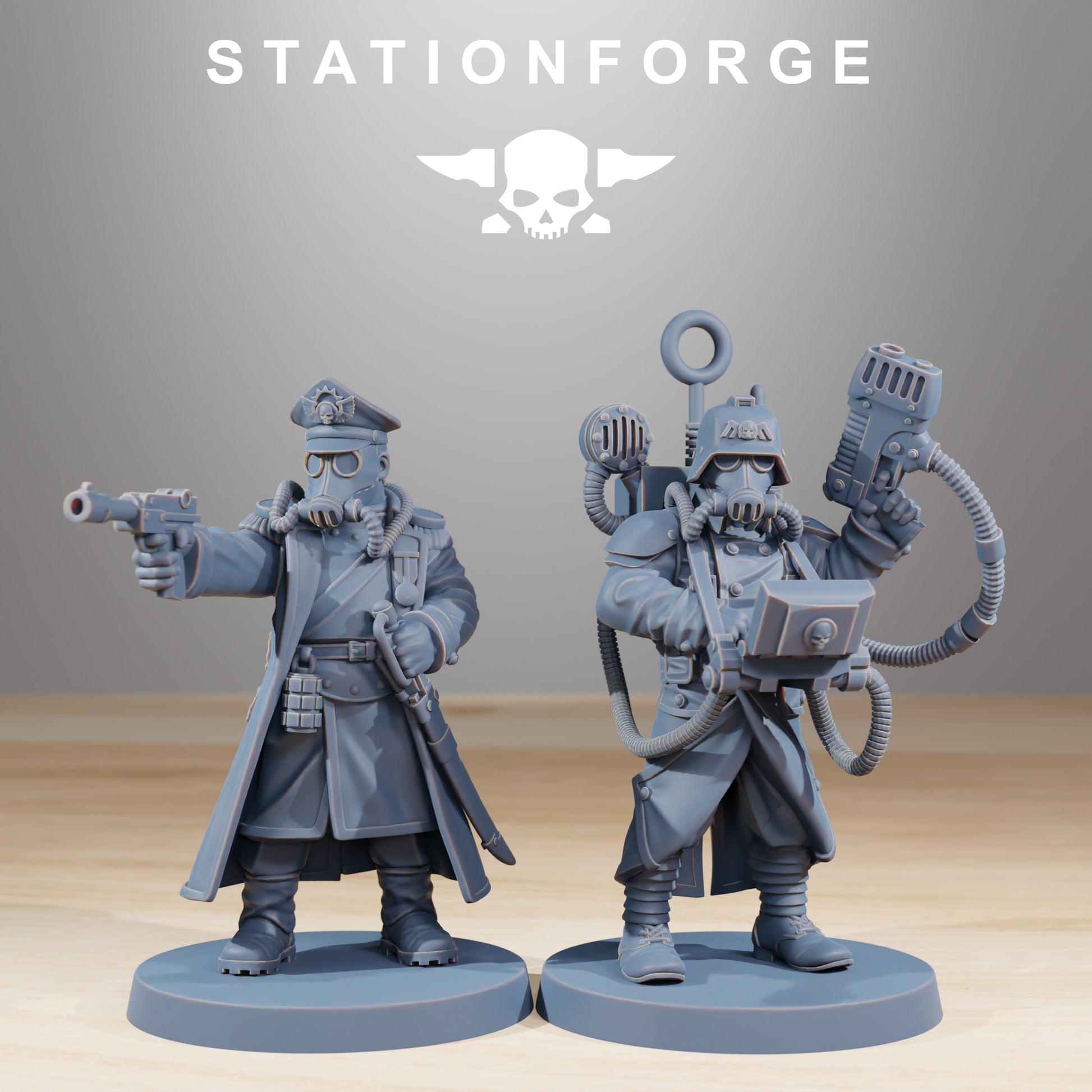 Product photo Tabletop 28mm The Printing Goes Ever On (TPGEO) 0: GrimGuard Combatants