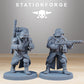 Product photo Tabletop 28mm The Printing Goes Ever On (TPGEO) 0: GrimGuard Combatants