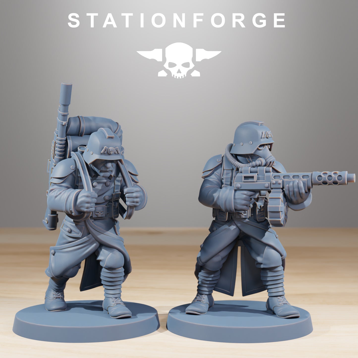 Product photo Tabletop 28mm The Printing Goes Ever On (TPGEO) 0: GrimGuard Combatants