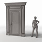 Diorama model-building product photo 1: Diorama Architecture: Neoclassical Interior Door (Ref. 847D)