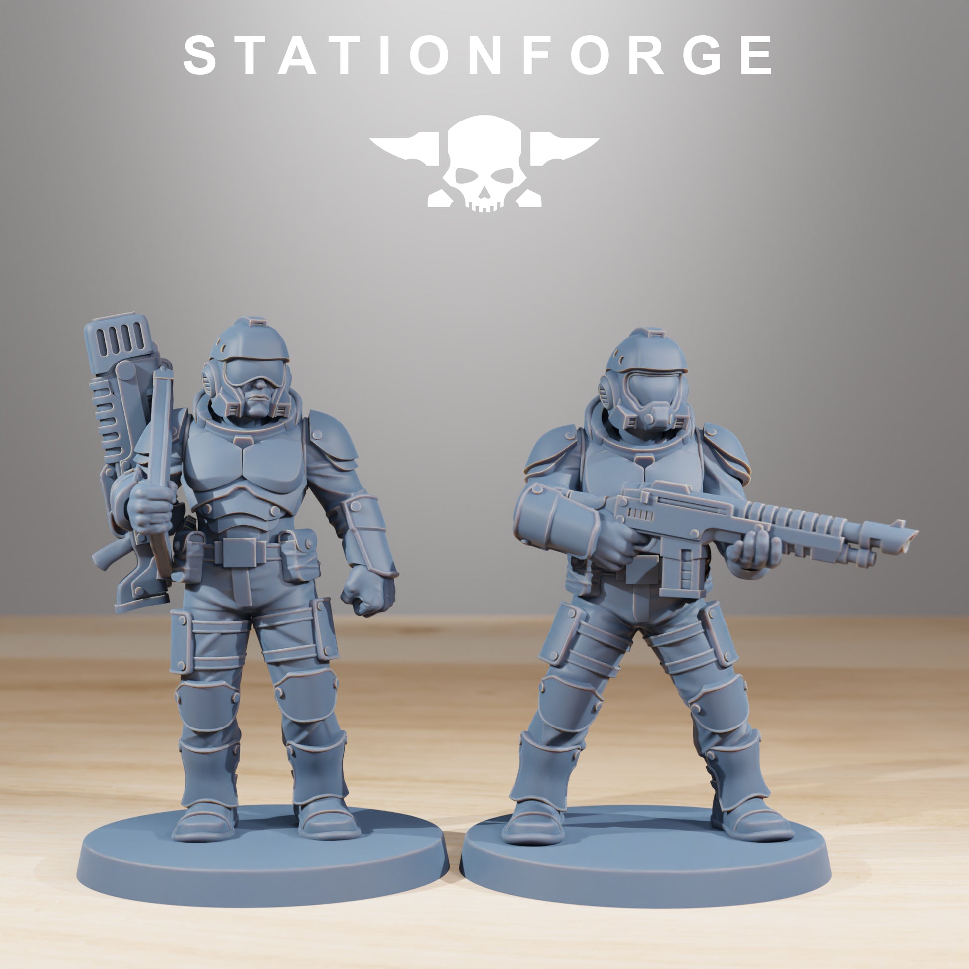Product photo Tabletop 28mm The Printing Goes Ever On (TPGEO) 0: Vaskar Infantry Builder Kit