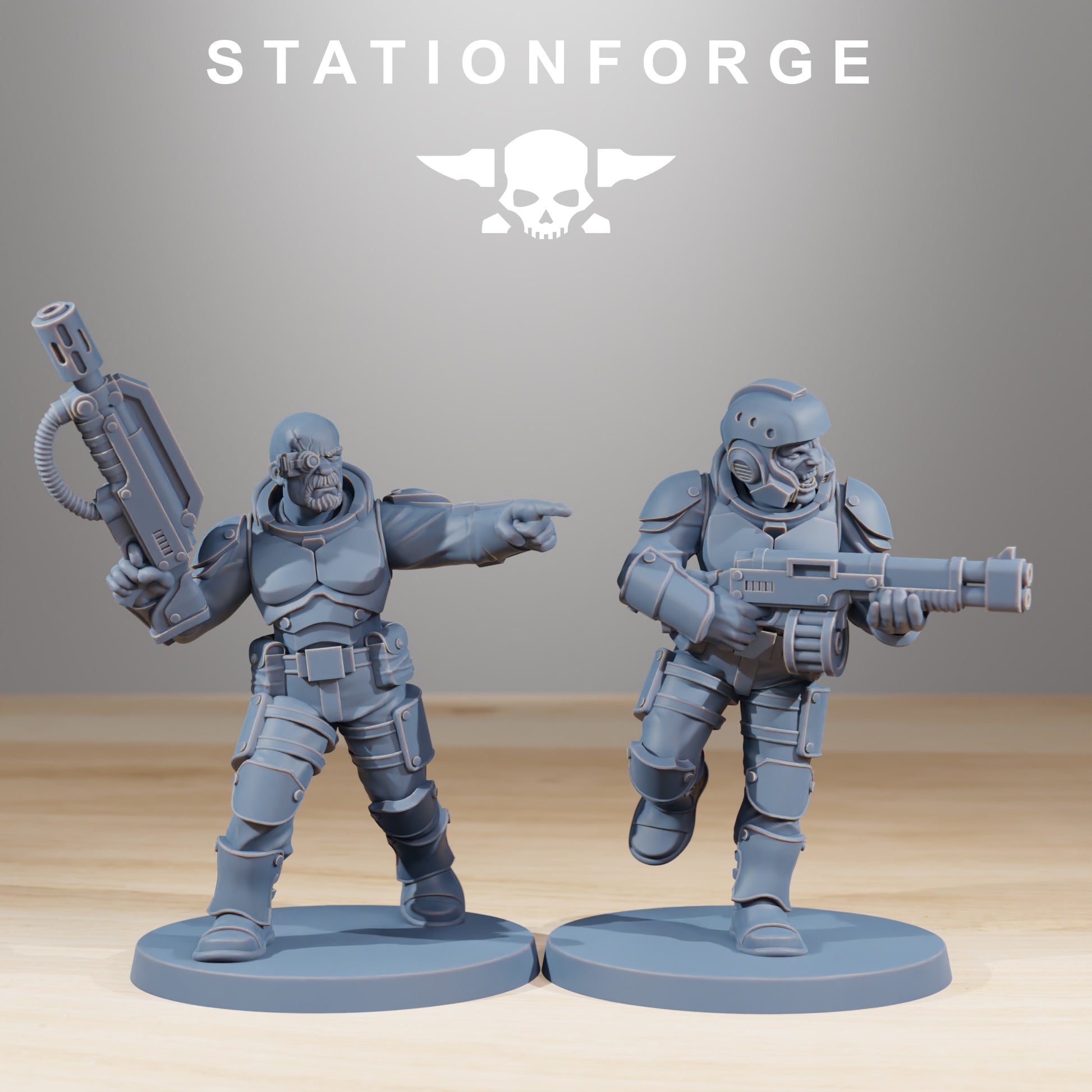 Product photo Tabletop 28mm The Printing Goes Ever On (TPGEO) 0: Vaskar Infantry Builder Kit