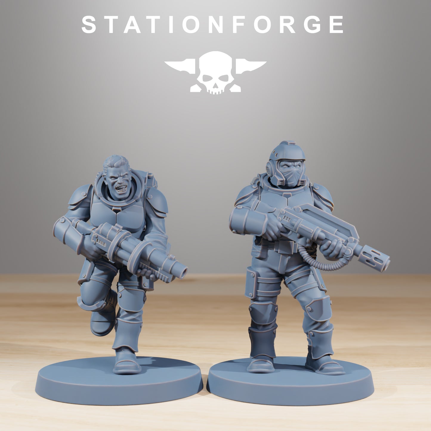 Product photo Tabletop 28mm The Printing Goes Ever On (TPGEO) 0: Vaskar Infantry Builder Kit