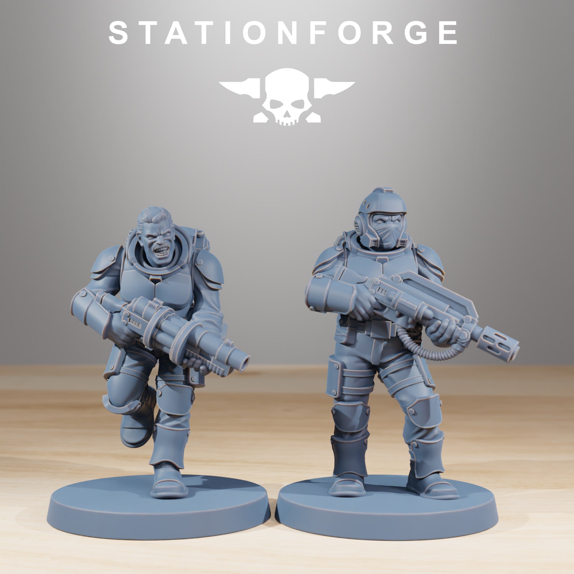 Product photo Tabletop 28mm The Printing Goes Ever On (TPGEO) 0: Vaskar Infantry Builder Kit