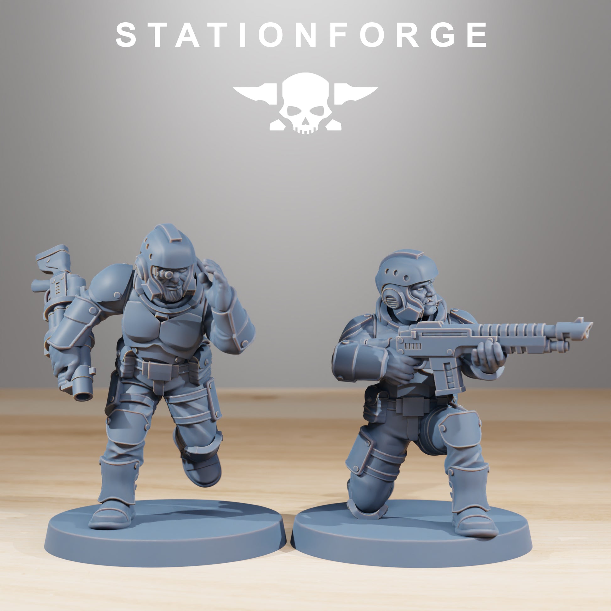 Product photo Tabletop 28mm The Printing Goes Ever On (TPGEO) 0: Vaskar Infantry Builder Kit