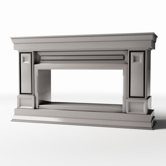 Diorama model-building product photo 0: Diorama Architecture: Wide Neoclassical Fireplace Surround (Ref. 856D)