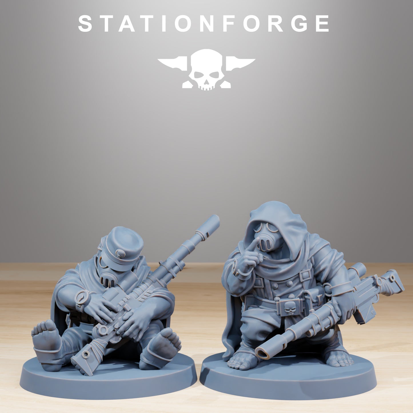 Product photo Tabletop 28mm The Printing Goes Ever On (TPGEO) 0: GrimGuard Skulldarts