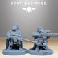Product photo Tabletop 28mm The Printing Goes Ever On (TPGEO) 0: GrimGuard Skulldarts