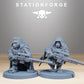 Product photo Tabletop 28mm The Printing Goes Ever On (TPGEO) 0: GrimGuard Skulldarts