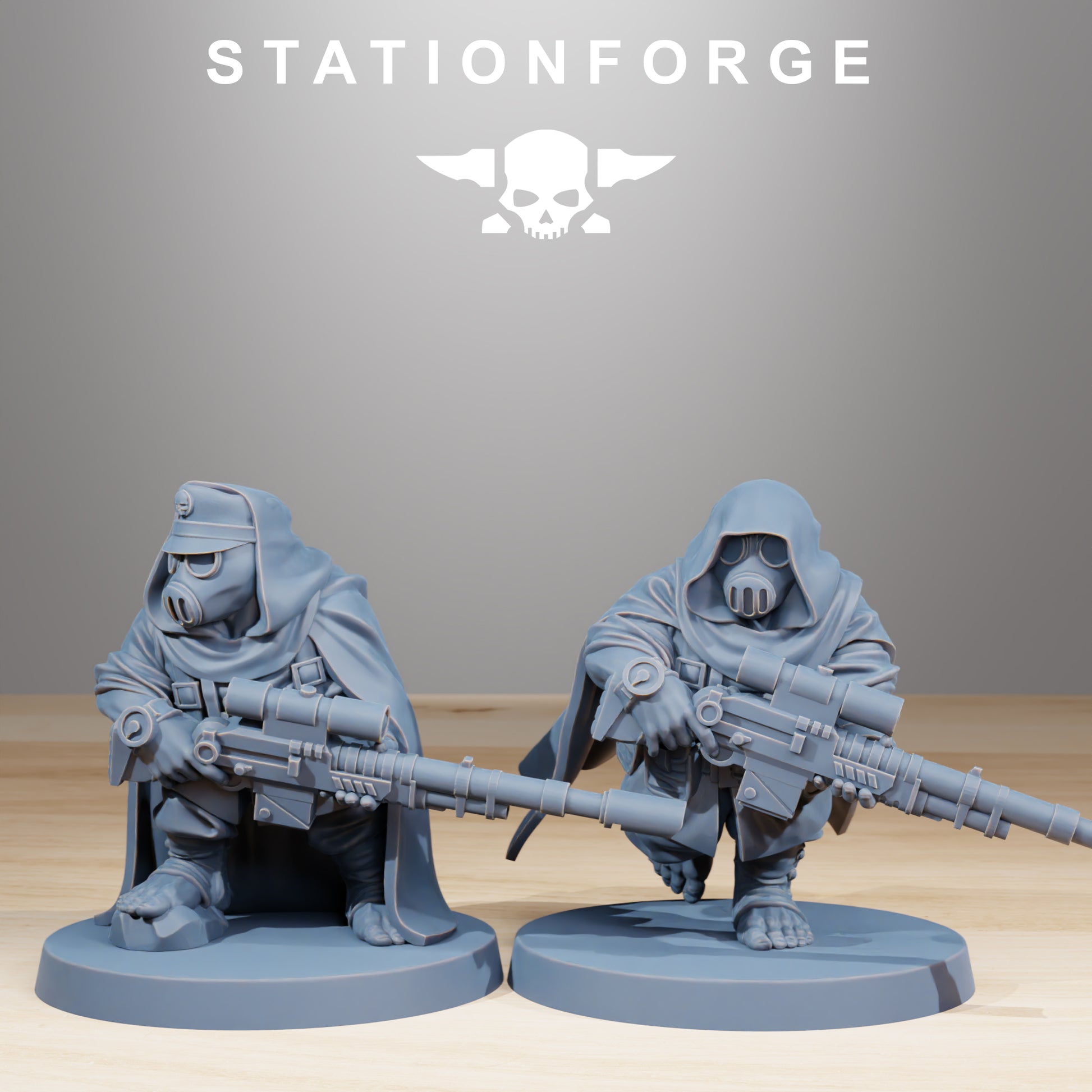 Product photo Tabletop 28mm The Printing Goes Ever On (TPGEO) 0: GrimGuard Skulldarts
