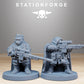 Product photo Tabletop 28mm The Printing Goes Ever On (TPGEO) 0: GrimGuard Skulldarts