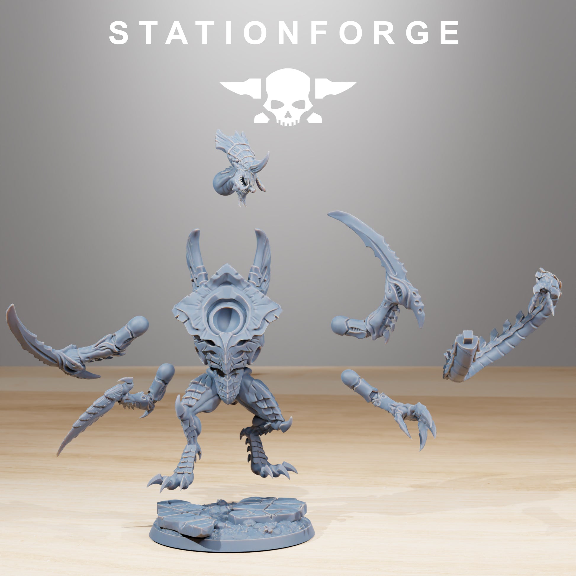 Product photo Tabletop 28mm The Printing Goes Ever On (TPGEO) 0: Xenarid Nyxar