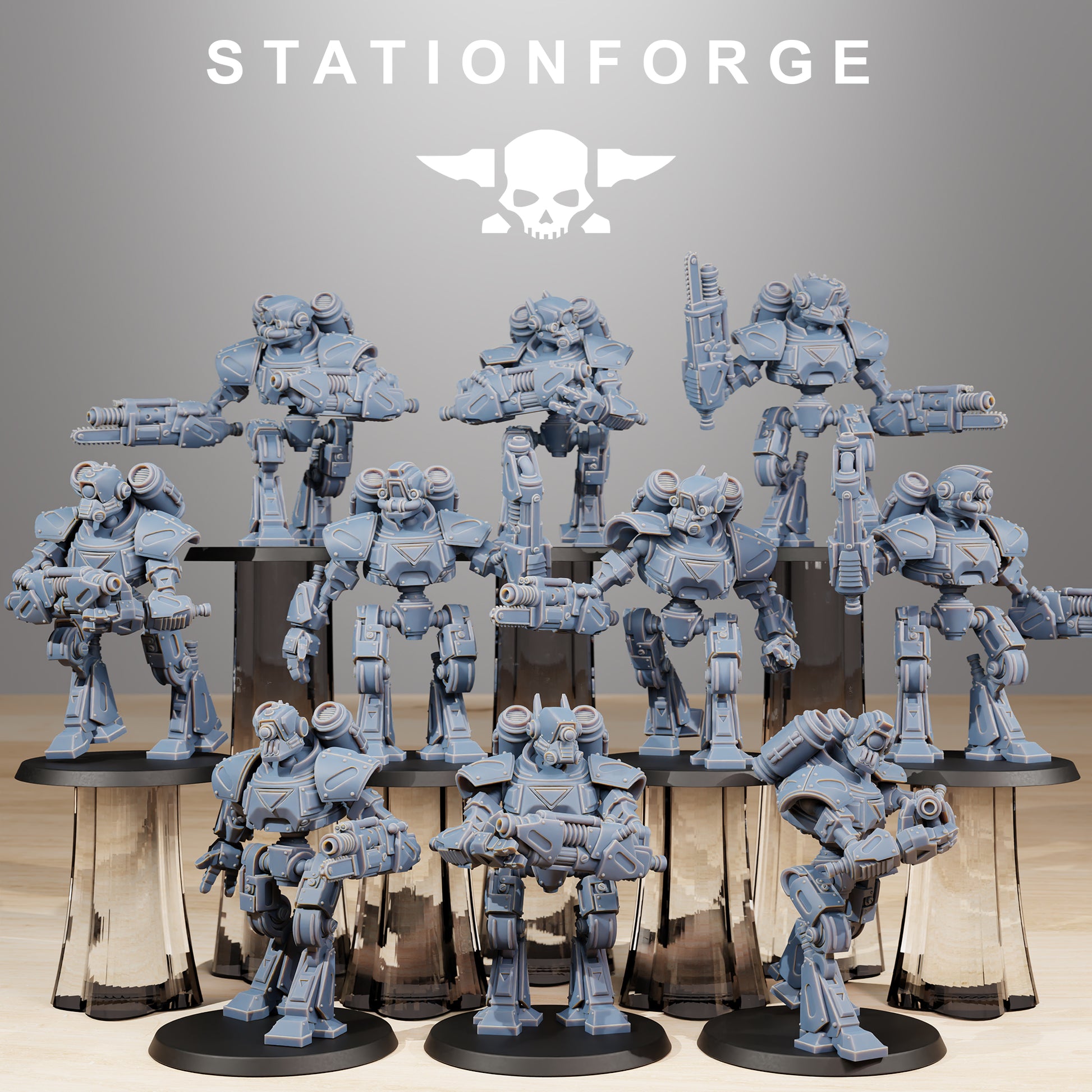 Product photo Tabletop 28mm The Printing Goes Ever On (TPGEO) 0: Scavenger Mechanods
