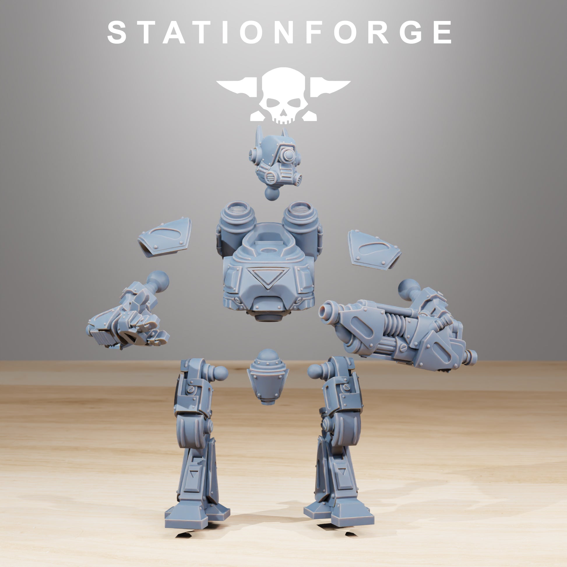 Product photo Tabletop 28mm The Printing Goes Ever On (TPGEO) 0: Scavenger Mechanods