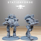 Product photo Tabletop 28mm The Printing Goes Ever On (TPGEO) 0: Scavenger Mechanods