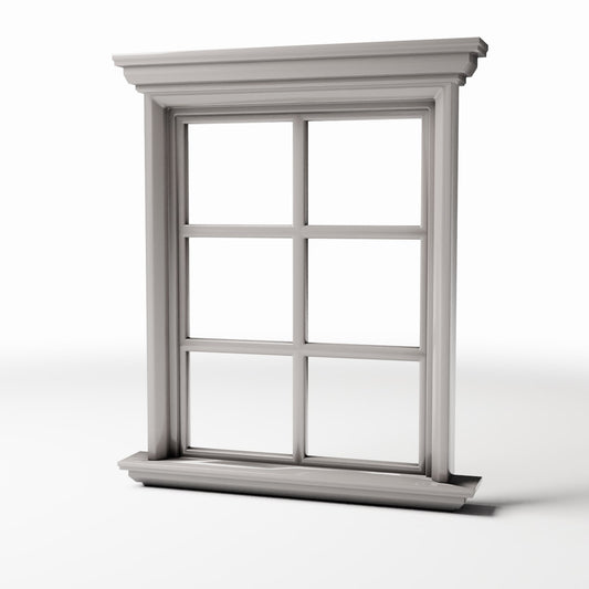 Diorama model-building product photo 0: Diorama Buildings: Neoclassical Mullioned Window (Ref. 865D)