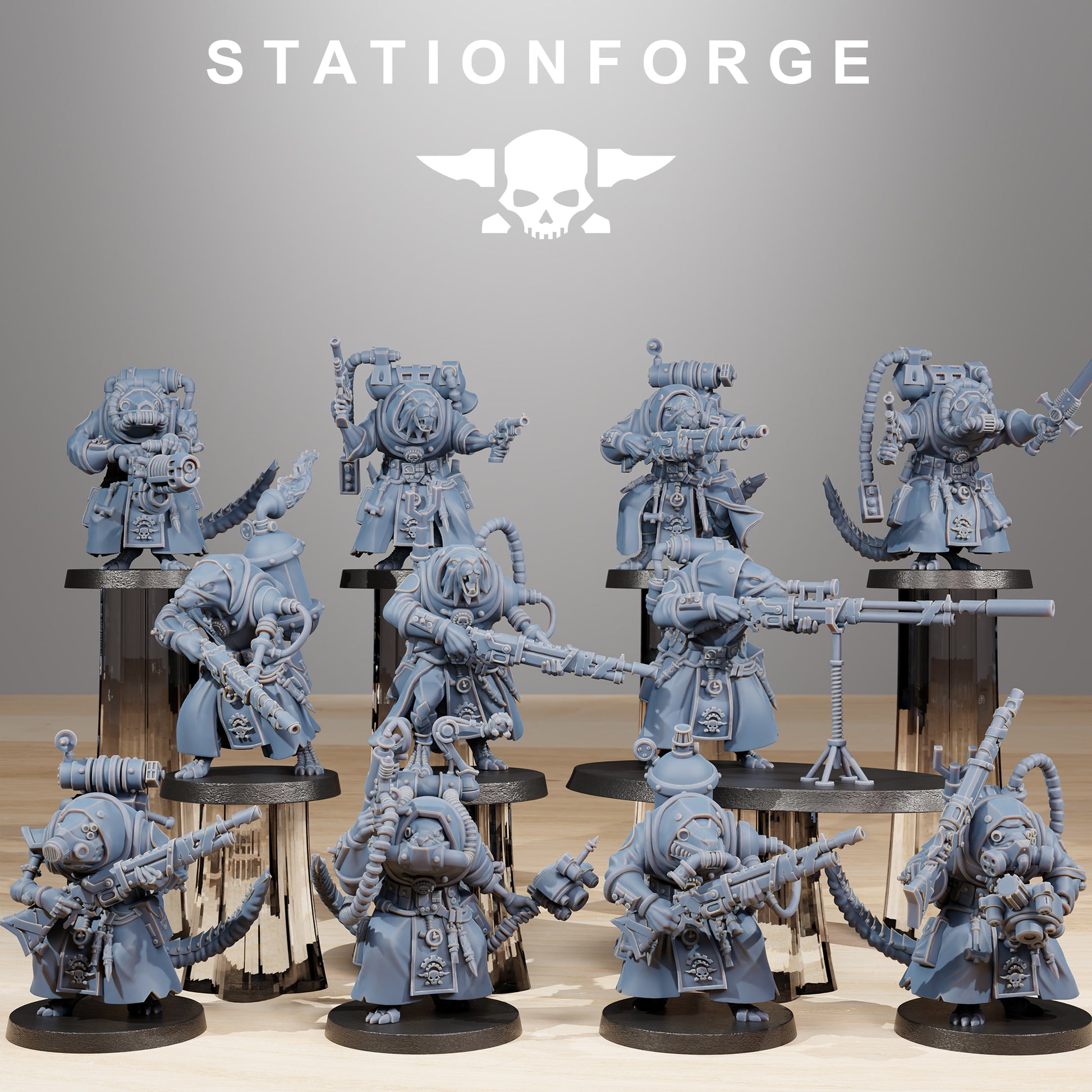 Product photo Tabletop 28mm The Printing Goes Ever On (TPGEO) 0: Raticus Grunts