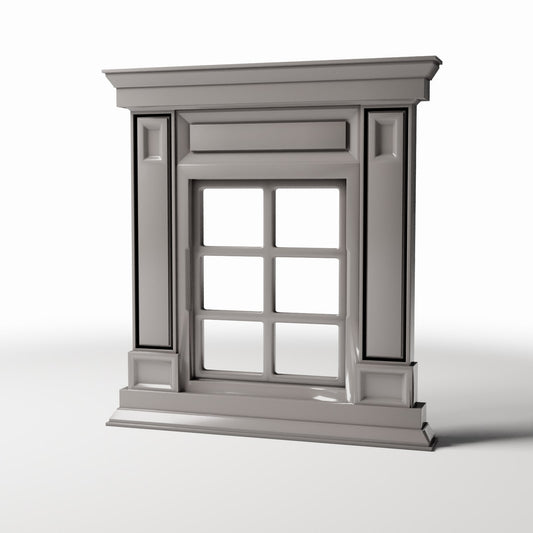 Diorama model-building product photo 0: Diorama Building: Narrow Neoclassical Window (Ref. 868D)