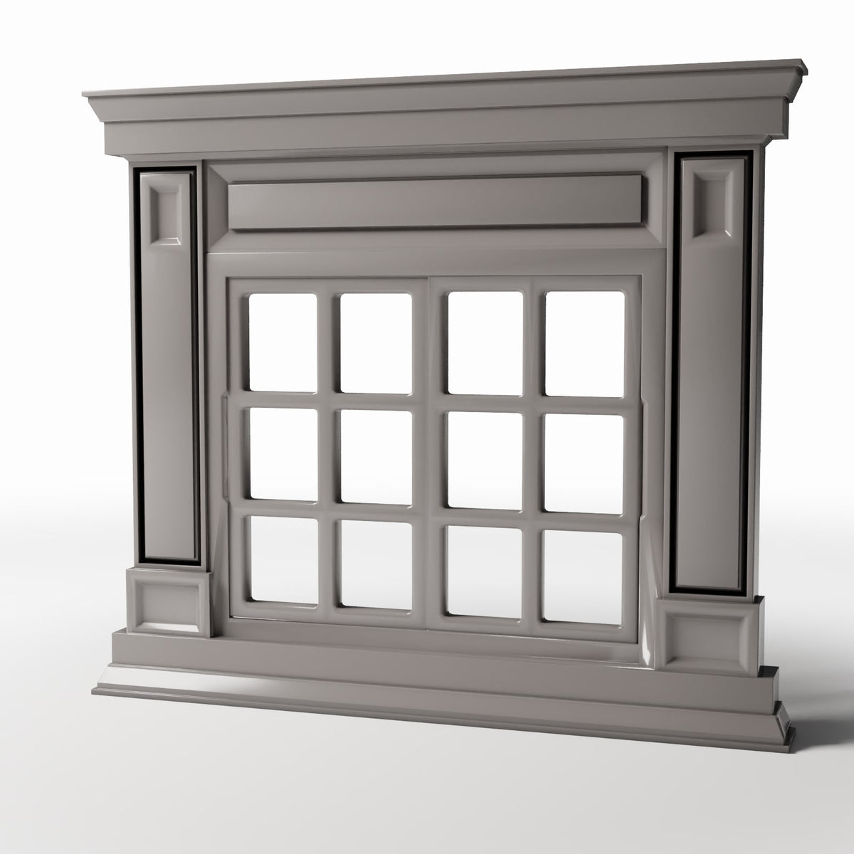 Diorama model-building product photo 0: Diorama Building: Neoclassical Window with Pilasters (Ref. 869D)