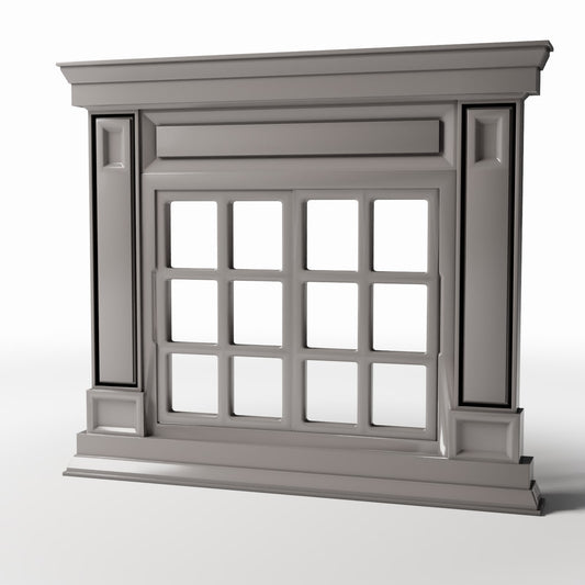 Diorama model-building product photo 0: Diorama Building: Neoclassical Window with Pilasters (Ref. 869D)