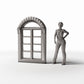 Diorama model-building product photo 1: Diorama Architecture: Neoclassical Window with Fanlight (Ref. 874D)