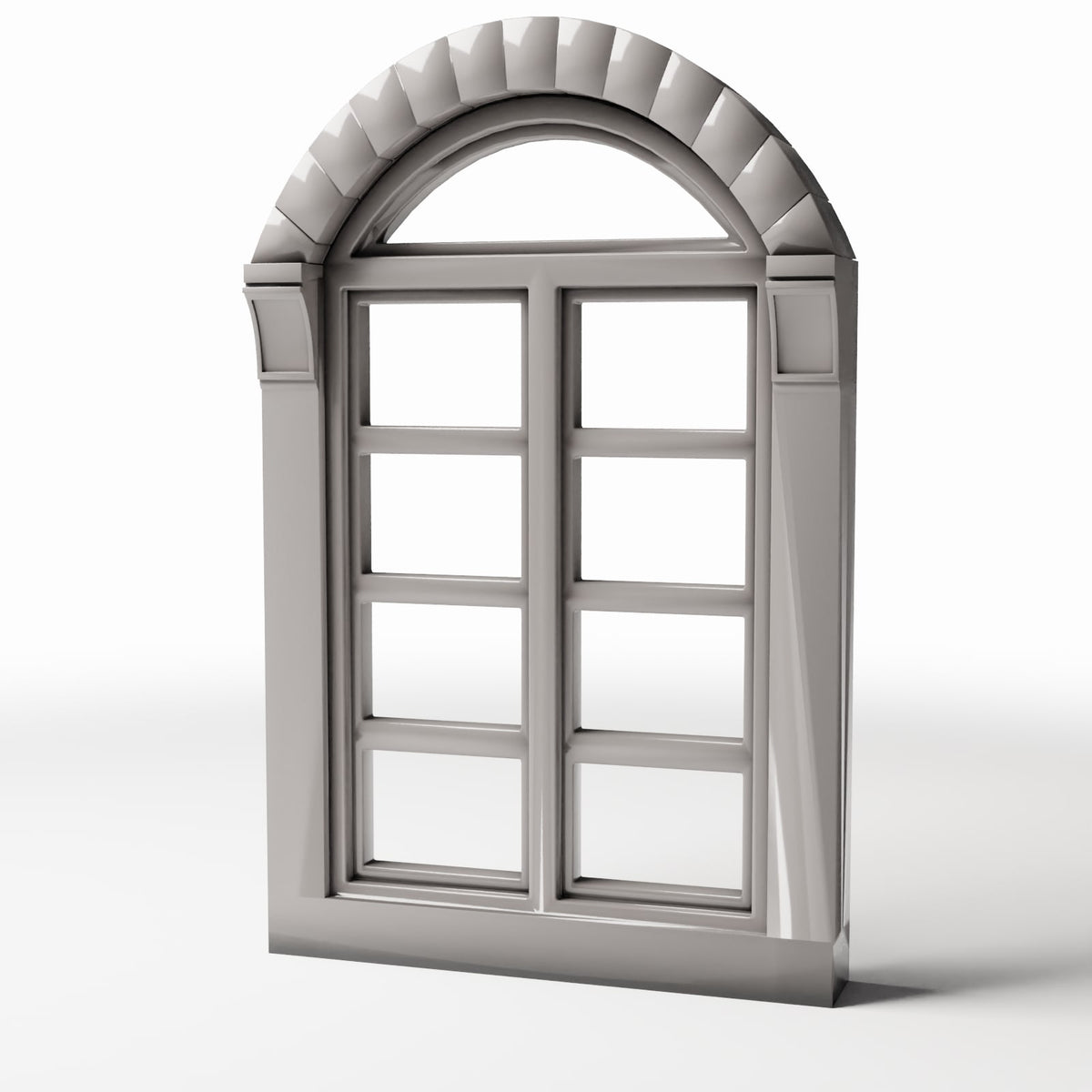 Diorama model-building product photo 0: Diorama Architecture: Neoclassical Window with Fanlight (Ref. 874D)