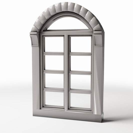 Diorama model-building product photo 0: Diorama Architecture: Neoclassical Window with Fanlight (Ref. 874D)