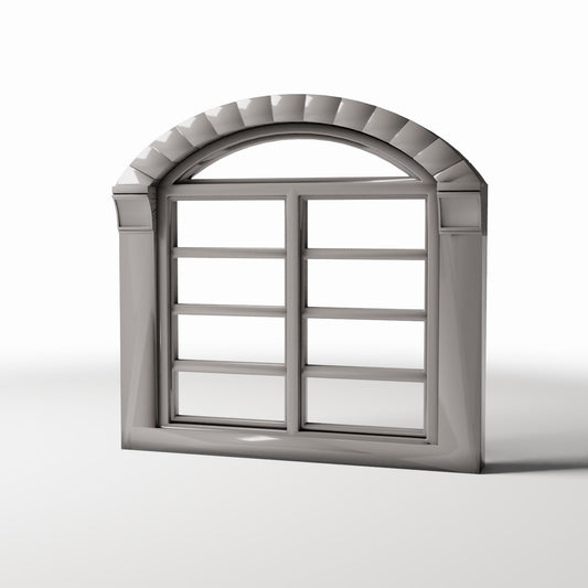 Diorama model-building product photo 0: Diorama Architecture: Large Neoclassical Double Window (Ref. 875D)