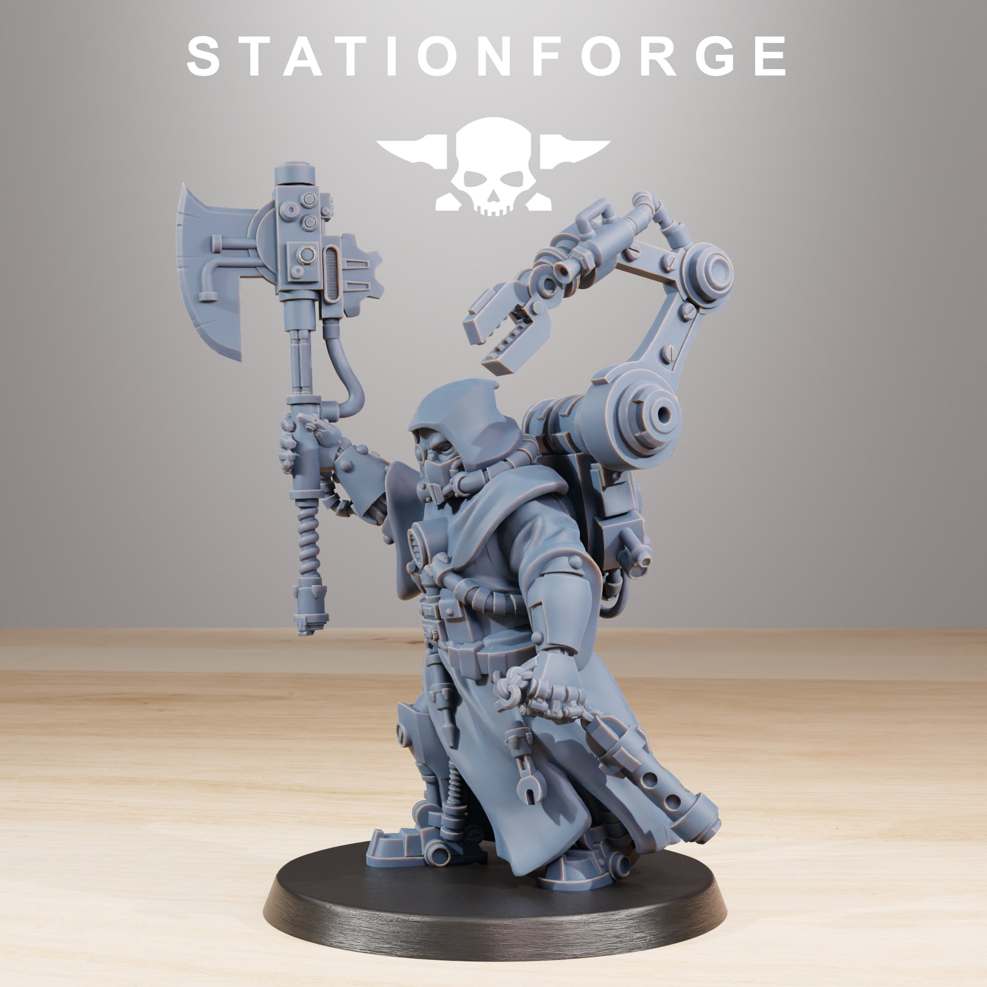 Product photo Tabletop 28mm The Printing Goes Ever On (TPGEO) 0: Scavenger Commander