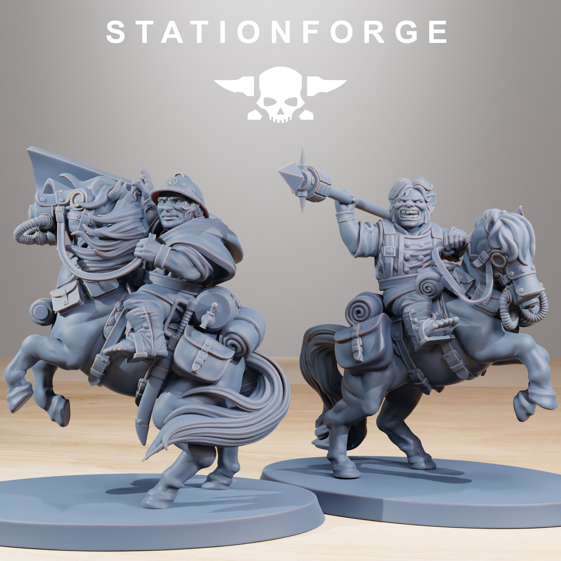 Product photo Tabletop 28mm The Printing Goes Ever On (TPGEO) 0: GrimGuard Pony Cavalry